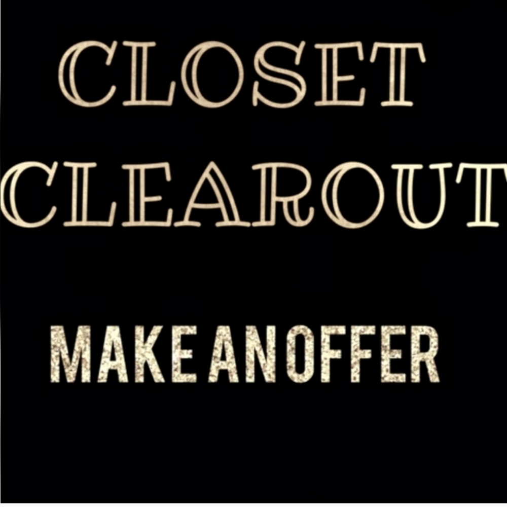 Closet clearout!
